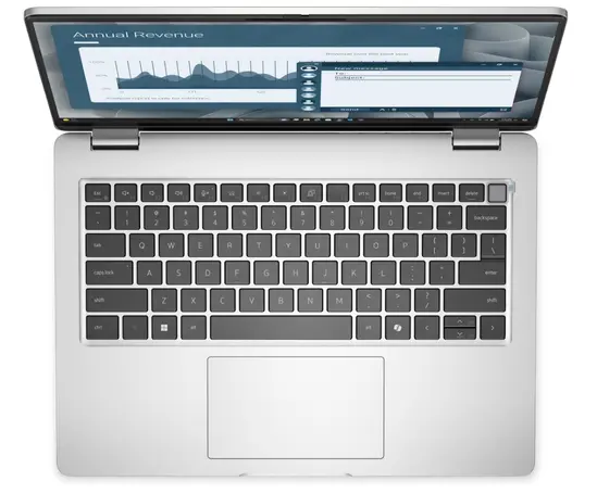 Лаптоп Dell Pro 14 PC14255, AMD Ryzen AI 5 PRO 340 (22 MB cache, 6cores, up to 4.8 GHz, 50 TOPS NPU), 14' FHD+(1920x1200) IPS AG, 16GB DDR5, 512 GB SSD, AMD Radeon 840M, FHD HDR IR Cam and Mic, Wi-Fi 6E, FPR, Backlit Kb+Dell EcoLoop Premier Backpack