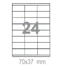 Самозалепващи етикети 70х37 24 бр.