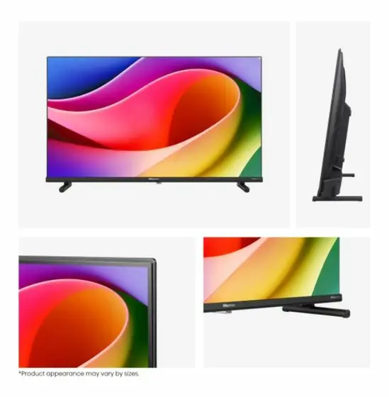 Телевизор Hisense 40' A5Q, Full HD 1920x1080, QLED, Quantum Dot, HDR, HLG, DTS HD, Light Sensor, Dolby Audio, Smart TV, WiFi, WiFi Direct, 2xHDMI, 2xUSB, LAN, CI+, DVB-T2CS2, Black