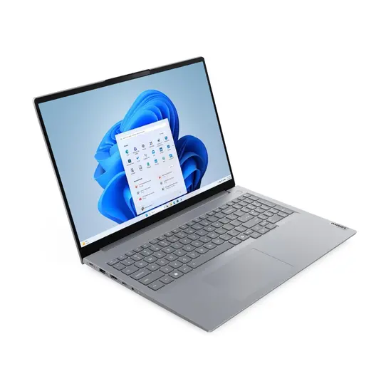 Лаптоп Lenovo ThinkBook 16 G9 Intel Core 7 240H (up to 5.2GHz, 24MB), 16GB DDR5-5600, 512GB SSD, 16" WUXGA (1920x1200) IPS AG, Intel Graphics, 5MP Cam, Backlit KB, WLAN, BT, FPR, DOS, 3 cell, 3Y Onsite