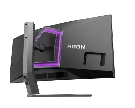Монитор AOC AG346UCD, 34" Curved 1800R QD-OLED, 3440x1440@175Hz, 0.03msGtG, 1000 cd/m2, 1.5M:1, 80M:1DCR, Adaptive Sync, FlickerFree, Low Blue Light, 8Wx2, Tilt, Height Adjust, Swivel, 2xHDMI, DP, USB hub