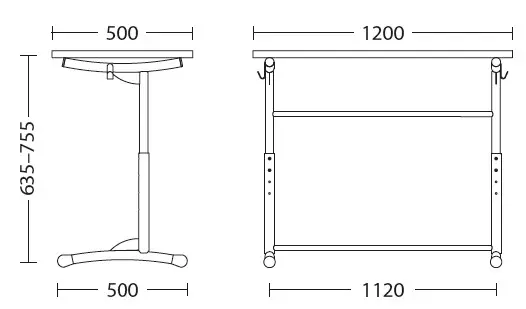 Ученическа маса Ана E-172А  2 места
