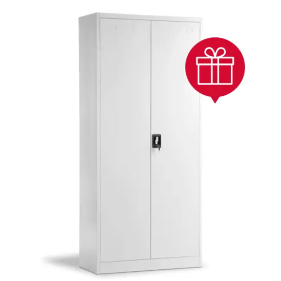 Архивен шкаф BTL L с 6 отделения 198х90х40 см,в промо комплект, сниман затворен отпред