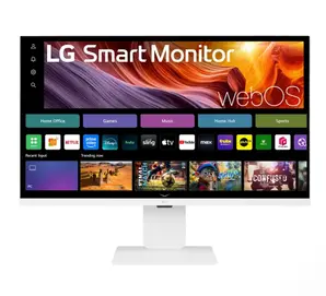 Монитор LG 32U850SA-W, 31.5' IPS Smart webOS, Web cam, 5ms, 1000:1, 400cd/m, DCI-P3 95%, 4K UHD (3840x2160), ThinQ, HDR 10, HDMI, USB Type-C-PD 90W, Wi-Fi B/in, ThinQ, LG Switch, AirPlay 2, Voice control, Bluetooth, Speacers 5W x 2, LG Switch, Height Adju