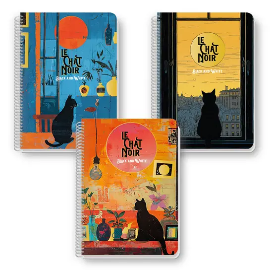 Тетрадка със спирала А4 Golden Vintage 105 л 