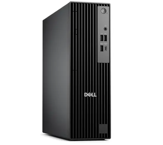 Настолен компютър Dell Pro Slim QCS1255, AMD Ryzen 7 8700G (16 TOPS NPU, 8 cores, up to 5.1GHz), 16 GB: 2 x 8 GB, DDR5, up to 4800 MTs, 512GB SSD, Integrated Graphics, Wi-Fi 6, Bulgarian Keyboard&Mouse, 180W, Win 11 Pro, 3Y PS