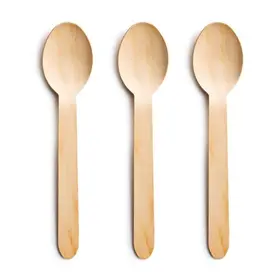 Дървени лъжици 50 бр