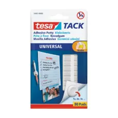 Лепяща гума каучук Tesa 80 бр бяла - опаковка