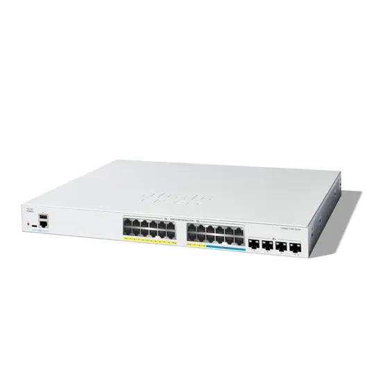 Комутатор Cisco Catalyst 1300 8-port 2.5GE, 16-port GE, PoE, 4x10G SFP+