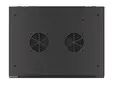 Комуникационен шкаф Lanberg rack cabinet 19' wall-mount 6U600x450 for self-assembly with metal door black (flat pack)