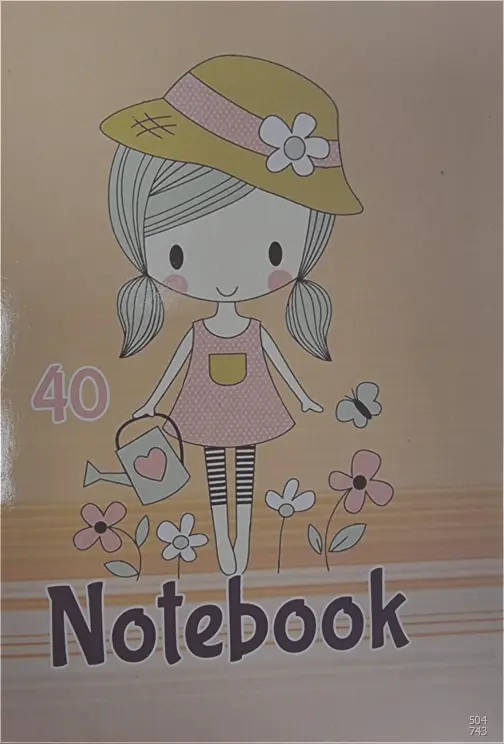 Тетрадка телчета А5 офсет 40 л малки квадратчета