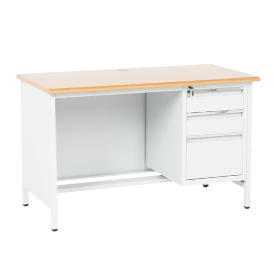 Работно бюро BTL 120 КА-снимка отпред,затворени шкафчетс