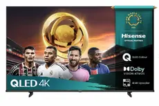 Телевизор Hisense 50' E7Q, 4K Ultra HD 3840x2160, QLED, Quantum Dot, HDR 10+, HLG, Dolby Vision, DTS Virtual X, Smart TV, WiFi, Light Sensor, BT, Anyview Cast, 3xHDMI, 2xUSB, LAN, CI+, DVB-T2CS2, Black