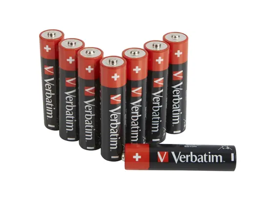 Батерия Verbatim Alkaline Battery AAA 8 Pack (Hangcard)