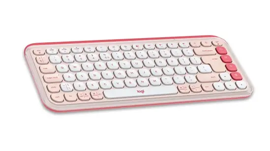 Клавиатура Logitech Pop Icon Keys - Rose - US INT'L - BT - NA - INTNL-973