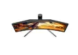 Монитор AOC CU34G4ZCA, 34" Curved 1500R, Fast VA, WLED, 3440x1440@250Hz, 1ms GtG, 0.3ms MPRT, 450cd m/2, 3000:1, Adaptive Sync, FlickerFree, Low Blue Light, Tilt, Height Adjust, Swivel, 2xHDMI, DP, USB hub