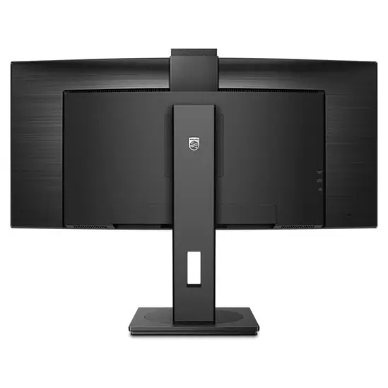 Монитор Philips 34B1U5600CH, 34" Curved 1500R, VA, WLED, 3440x1440@120Hz, 4ms GtG, 350cd m/2, 3000:1, 50m:1 DCR, Adaptive Sync, FlickerFree, Low Blue Mode, 5Wx2, Webcam 5MP, Tilt, Height Adjust, Swivel, HDMI, DP, USB hub, KVM, RJ45