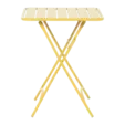 Сгъваема градинска маса РУБИНА- жълта маса