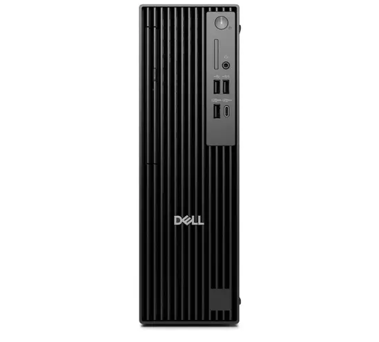 Настолен компютър Dell Pro Slim Plus QBS1250, Intel Core Ultra 5 235 (13 TOPS NPU, 14 cores, up to 5.0GHz), 16GB: 1 x 16GB, DDR5, up to 5600 MTs, 512GB SSD TLC, Integrated Graphics, Wi-Fi 6E, Bulgarian Keyboard&Mouse, 260W, Ubuntu, 3Y PS