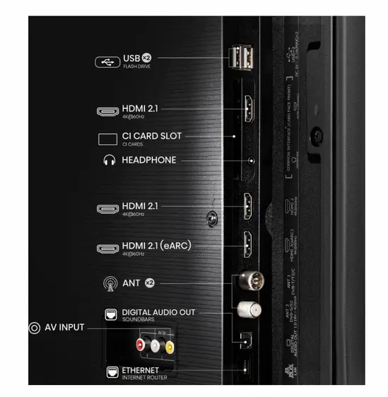 Телевизор Hisense 43" E7Q, 4K Ultra HD 3840x2160, QLED, Quantum Dot, HDR 10+, HLG, Dolby Vision, Light Sensor, Smart TV, WiFi 5GHz, WiFi Direct, BT, Anyview Cast, 3xHDMI, 2xUSB, LAN, CI+, DVB-T2/C/S2, Black