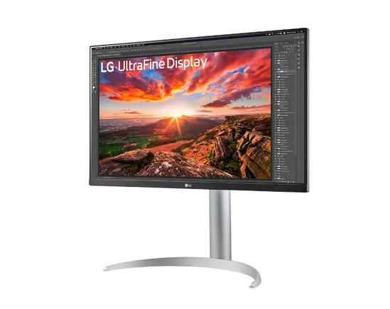 Монитор LG 27UP850K-W, 27" UltraFine UHD, IPS 4K , 5ms, 1200:1, 400cdm2, 3840 x 2160, DCI-P3 95%, HDR 400, HDMI, USB-C, PD- 96 W, DisplayPort, Reader mode, Dynamic Action Sync, Tilt, Height (Range), Swivel, Speacers 2x5W, LG Switch, Black