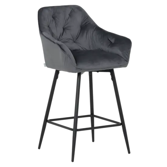 Бар стол АЛЕГ-тъмносив ьвят