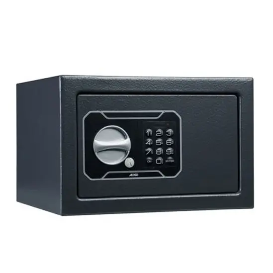 Метален сейф PMT 170 EL - затворен, с ел. заключване