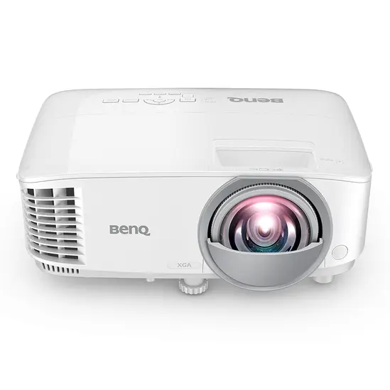 Мултимедиен проектор BenQ MX825STH, Short Throw, 81'@1m, XGA 1024X768, 3500 AL, 20000:1, VGA, RCA, S-Video, 2xHDMI, Audio InOut, Speaker 10W, USB (Type A) x1, LAN (RJ45) x1, 2.6 Kg, IEC62368, Optional interactive kit(PW02PT12)