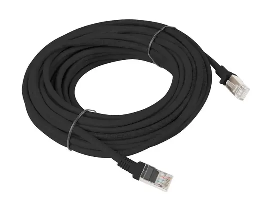 Кабел Lanberg patch cord CAT.6 10m, black