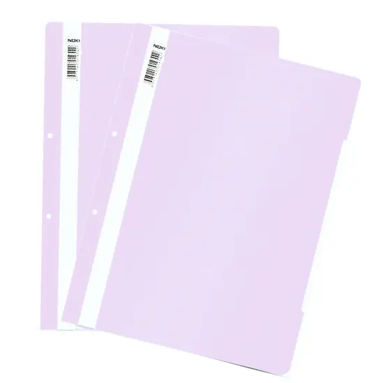 Папка PVC с перфорация лилава два броя