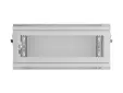 Комуникационен шкаф Lanberg rack cabinet 19' wall-mount 4U600x450 with perforated door grey (flat pack)
