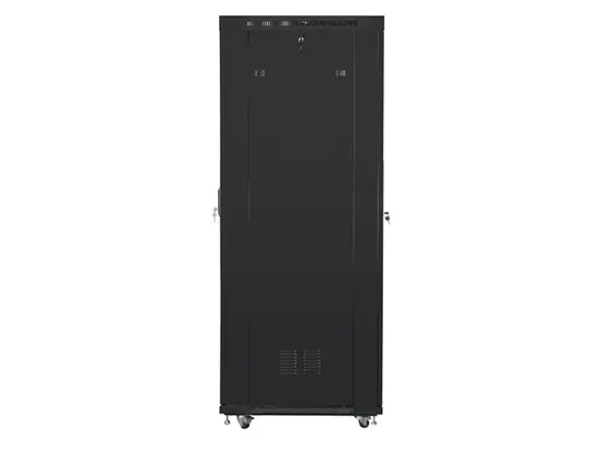 Комуникационен шкаф Lanberg rack cabinet 19' free-standing 37U800x1000 (flat pack) with glass door lcd black v2