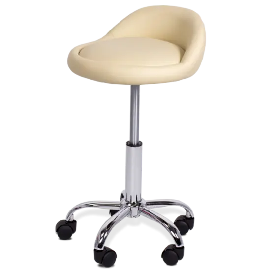 Бар стол МИЛИЦА - крем, еко кожа