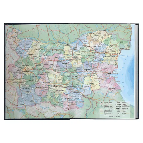 Календар бележник ПРЕСТИЖ ЛУКС-карта на България