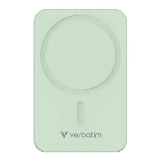 Външна батерия Verbatim Charge 'n' Go Essentials Power Bank Magnetic Wireless 20000mAh Green