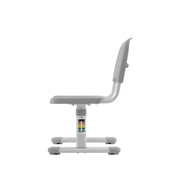 Комплект ученически чин и стол 201 сив