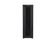 Комуникационен шкаф Lanberg rack cabinet 19' free-standing 42U800x1200 (flat pack) with glass door lcd black v2