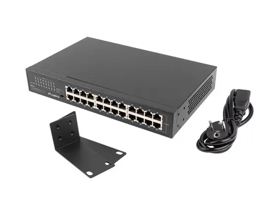 Комутатор Lanberg switch rsge-24 24x 1GB unmanaged gigabit ethernet rack 19'