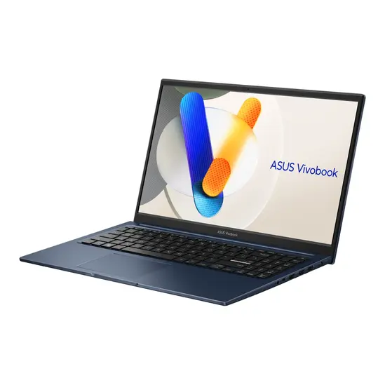 Лаптоп Asus Vivobook X1504VA-BQ2626, Intel 3-1315U ( 1.2 GHz (10MB Cache, up to 4.5 GHz, 6 cores, 8 Threads),15.6" FHD,(1920x1080) AG,16GB DDR4, SSD 512GB,Backlit Chiclet Keyboard No OS,Quiet Blue