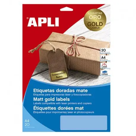 Полиестерни етикети злато 45.7х21.2 мм