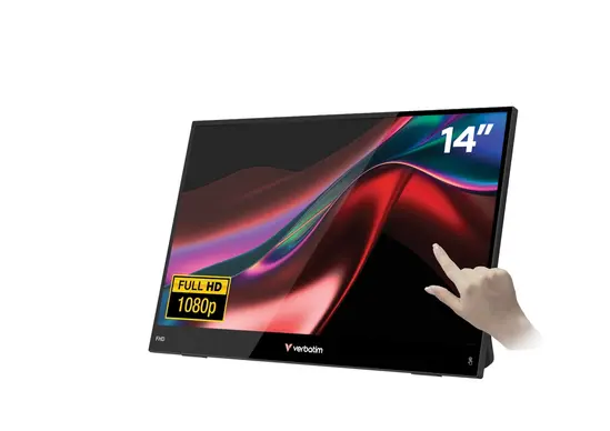 Монитор Verbatim Portable 14" FHD Touch Monitor LIGHT