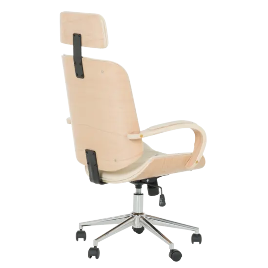 Директорски стол РАДОЙ- снимка отзад, дърво