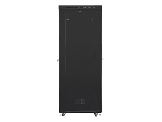 Комуникационен шкаф Lanberg rack cabinet 19' free-standing 47U800x1000 (flat pack) with mesh door lcd black v2