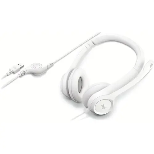 Слушалки Logitech H390 USB Computer Headset - OFF-WHITE - USB - NA - EMEA-914