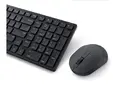 Комплект Dell Pro Compact Silent Keyboard and Mouse - KM555 - US International (QWERTY)