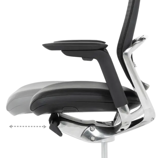 Работен стол АРЕС- регулируема дълбочина на седалката