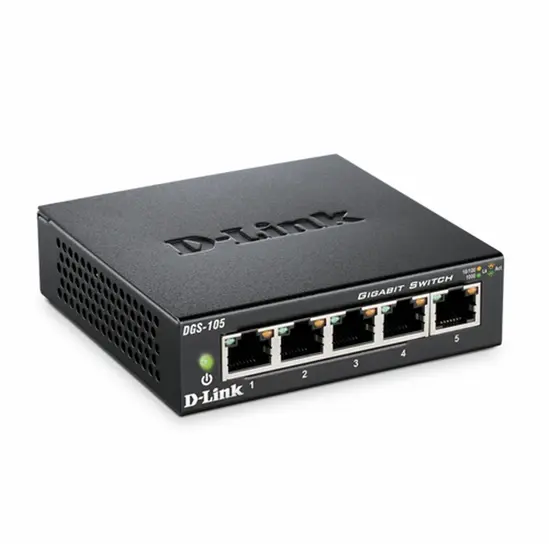 Комутатор D-Link 5-port 101001000 Gigabit Metal Housing Desktop Switch