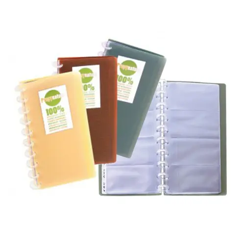 Визитник за 96 визитки Geode® спирала с азбучник