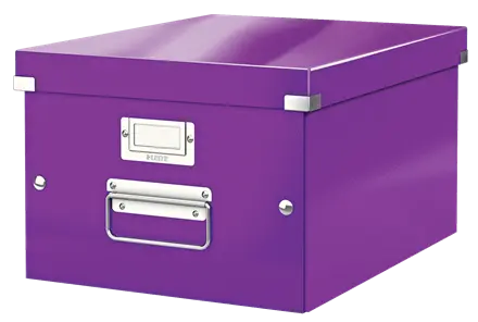 Кутия архивна Leitz Click & Store лилава