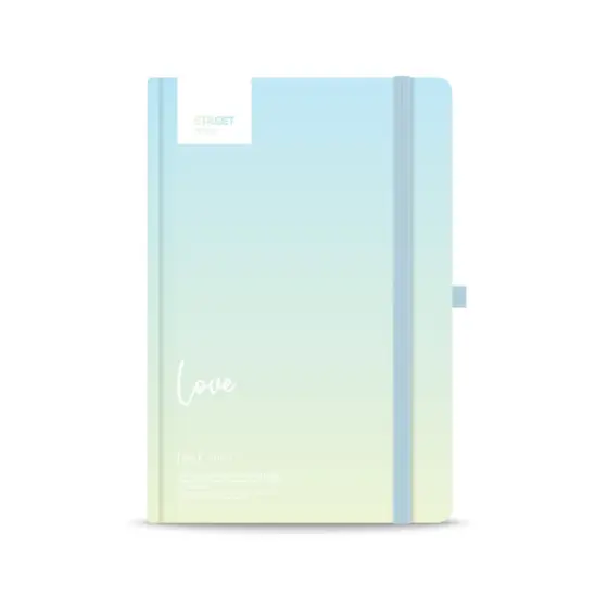 Бележник STREET A5 - синьо-зелен